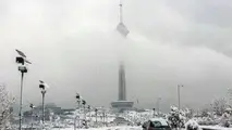 پیش بینی وزش باد همراه با بارش برف و باران برای پایتخت