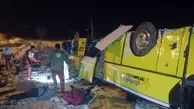 9 کشته در واژگونی اتوبوس در آزاد راه زنجان-تبریز