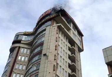 آتش سوزی در هتل صدف محمود آباد/ نردبان بلند وجود نداشت