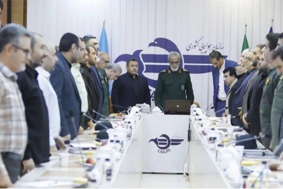 برگزاری نشست هماهنگی پروازهای مراسم تحلیف رئیس جمهوری در سازمان هواپیمایی 