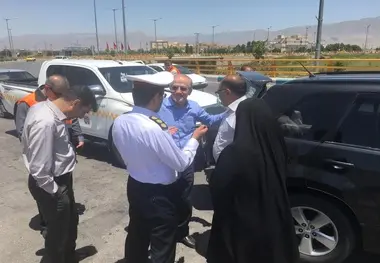 بازدید رئیس سازمان راهداری از پروژه تعریض محور سبزوار-ششتمد