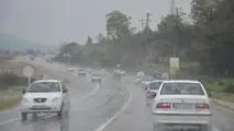
جاده‌های مازندران بارانی و لغزنده
