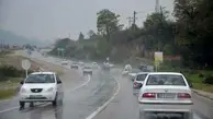 
جاده‌های مازندران بارانی و لغزنده
