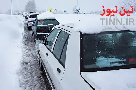 بارش سنگین برف در گیلان