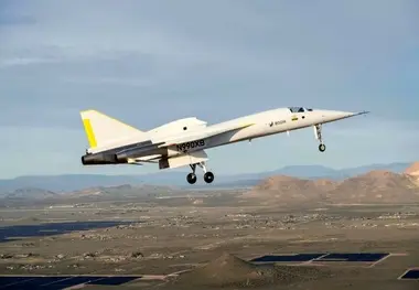 فیلم| پرواز نخستین هواپیمای مافوق صوت جهان پس از کنکورد