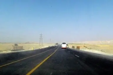 مسیر ترانزیتی ـ پدافندی مرز مهران به بهره‌ برداری رسید