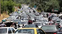 ترافیک سنگین در جاده‌های چالوس و هراز 