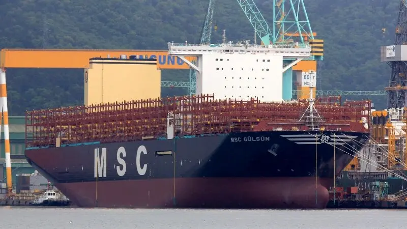 Samsung Heavy Delivers World’s Largest Containership to MSC