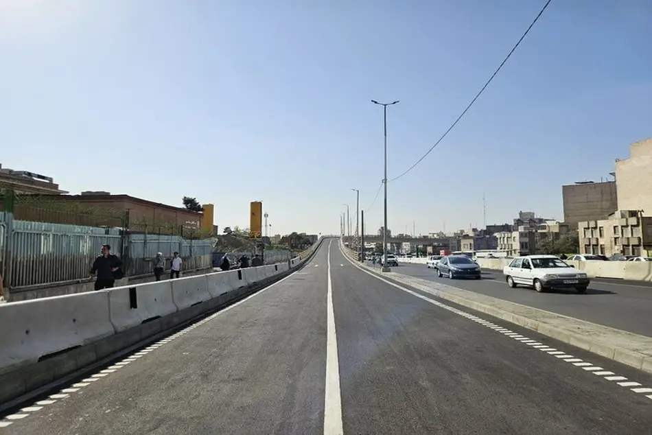 افتتاح پل دسترسی خیابان ستارخان به بزرگراه شهید چمران