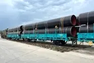 آغاز حمل ترانزیتی لوله های فولادی ترکیه از مسیر بندر کاسپین/ تجار ترکمن استقبال کردند 