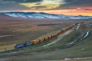 راه آهن روسیه روی ریل قطارهای غول پیکر