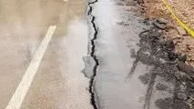 پل نشست کرده آزادراه همدان ساوه نیاز به ترمیم دارد