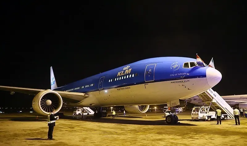 توقف پرواز تهران-آمستردام/ KLM: صرفه اقتصادی ندارد