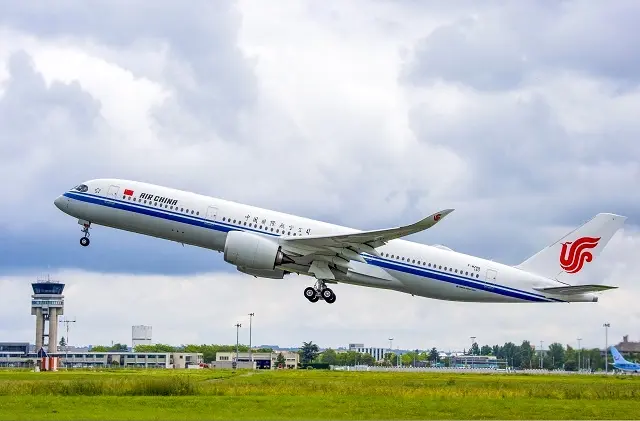 Air China's first A350 takes maiden flight