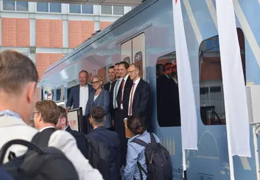 IN PICTURES: CAF Premieres Civity BEMU at InnoTrans 2026