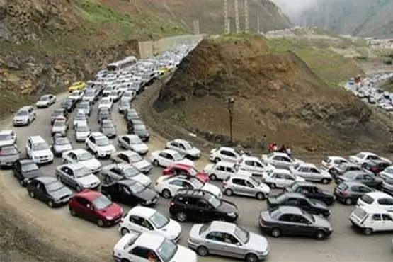 ترافیک سنگین در محور کرج -چالوس/ آماده‌باش پلیس‌راه برای پیشگیری از حوادث