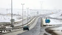 وضعیت راه های کشور؛ کولاک برف در جاده های ۶ استان

