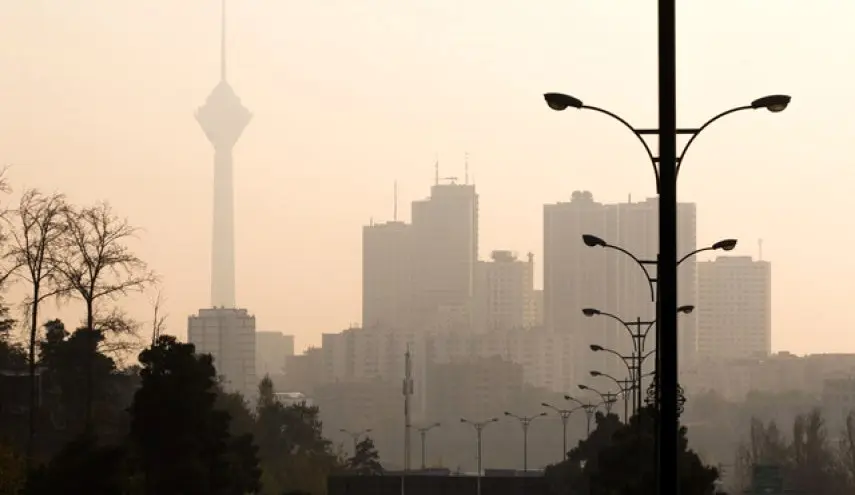  هوای ۶ منطقه تهران برای گروه‌های حساس ناسالم است