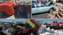 سه مجروح و دو کشته در تصادفات 24 ساعت گذشته جاده های کشور
