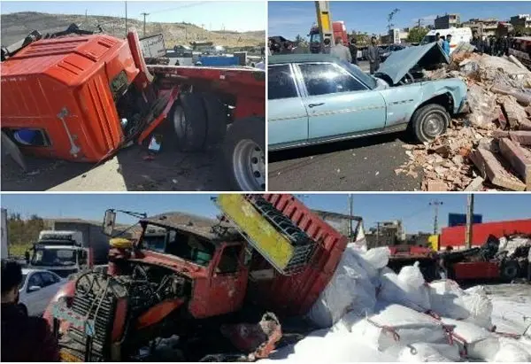 سه مجروح و دو کشته در تصادفات 24 ساعت گذشته جاده های کشور