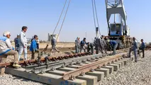 ارتقای ایستگاه گلدانه با نصب سوزن بتنی UIC60