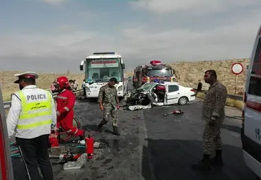 دو تصادف در قم 11 مجروح و یک فوتی برجای گذاشت
