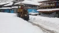 برف راه ارتباطی 10 روستای آذربایجان غربی را مسدود کرد