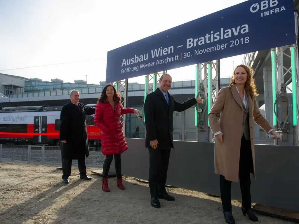 Wien – Bratislava upgrade inaugurated