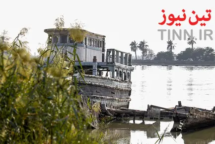 لنج‌های به گل نشسته اروندرود