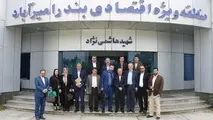بازدید روس ها از بندر امیرآباد؛ آمادگی تجار خارجی برای سرمایه گذاری در مازندران