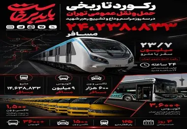 رکورد حمل‌ و نقل عمومی تهران؛ تقدیر از عملیات، مطالبه برای شفافیت
