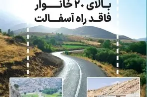 کتاب «آمارنامه روستاهای بالای ۲۰ خانوار فاقد راه آسفالت»
