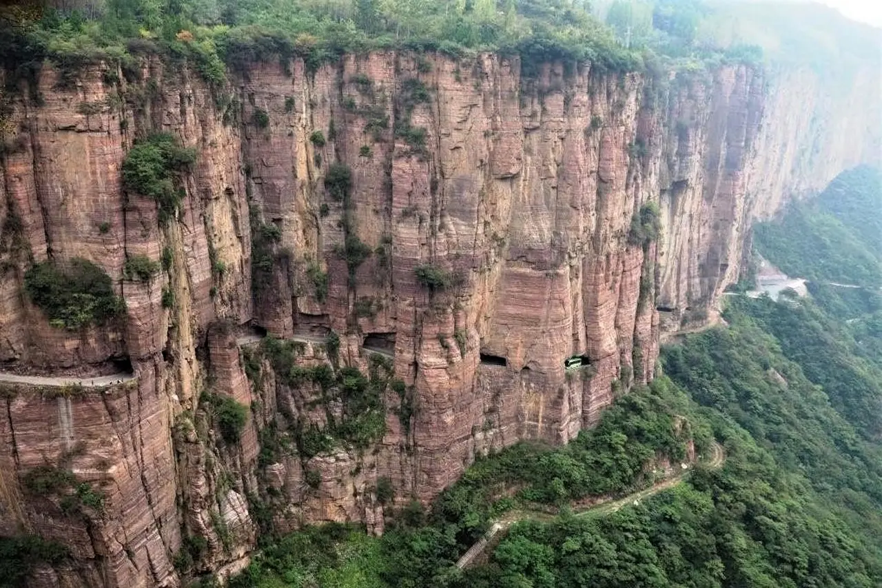 4- Guoliang Tunnel، چین