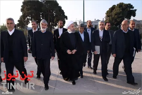 گزارش تصویری/ روحانی لایحه بودجه سال 97 را به مجلس آورد
