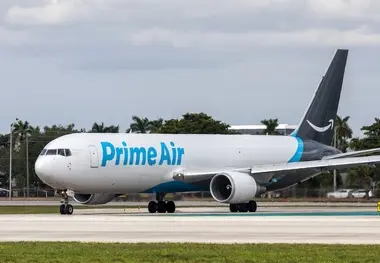 Amazon Air freighter overruns Miami runway