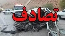 مرگ راننده نیسان در برخورد با یک دستگاه تریلی
