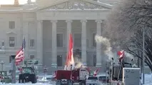 اعتراض کامیون‌داران کانادایی خطرناک شد