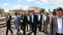بازدید مدیرعامل راه آهن از پروژه های زیربنایی راه آهن قم