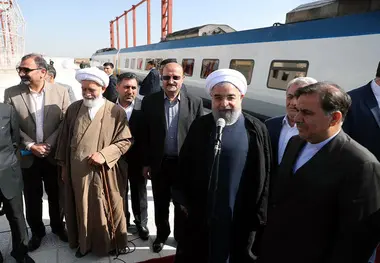 Tehran – Hamadan railway opened by President Rouhani