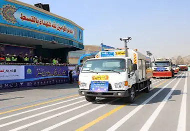 100 New Road Patrol Vehicles Unveiled ahead of the Nowruz Traffic Plan