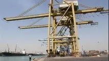 نحوه جابجایی گنتری کرین در بندر شهید رجایی 