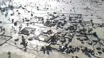 مناطق سیل زده جاسک