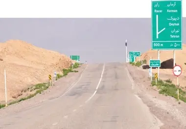 عملیات بهسازی و ایمن‌ سازی جاده‌ های شمال کرمان انجام شد 