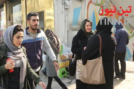 میدان تجریش بعد از انتشار شایعه وجود بسته مشکوک