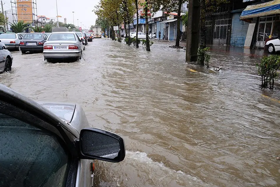 بارش شدید باران در جنوب و غرب کشور