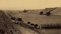 (تصاویر)  کانال سوئز چگونه ساخته شد