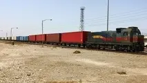 حمل اولین محموله کانتینری ریلی از بندر خرمشهر به مقصد بندر امام