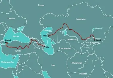 دو برابر شدن تجارت ترکیه و قرقیزستان از طریق قزاقستان و دریای خزر