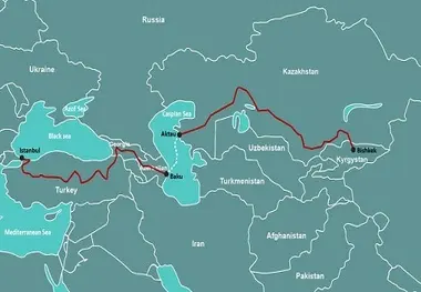 دو برابر شدن تجارت ترکیه و قرقیزستان از طریق قزاقستان و دریای خزر