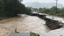 راه ۱۰ روستای مینودشت مسدود است